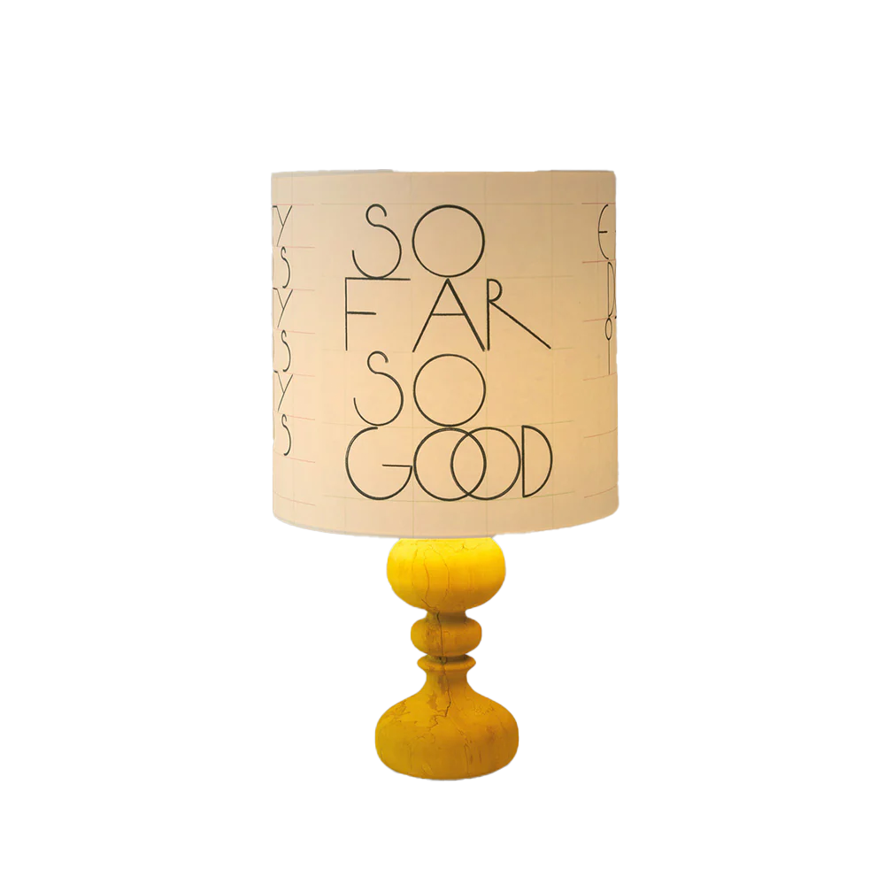 SO FAR SO GOOD (Lamp Edition). - Yellow