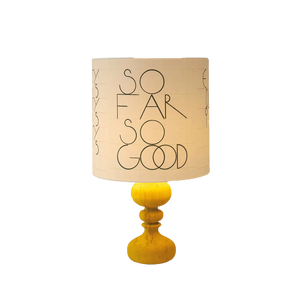 SO FAR SO GOOD (Lamp Edition). - Yellow