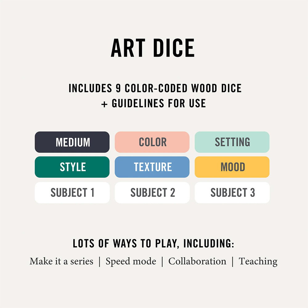 Art Dice by Two Tumbleweeds